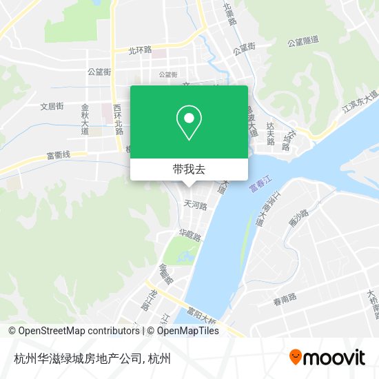 杭州华滋绿城房地产公司地图