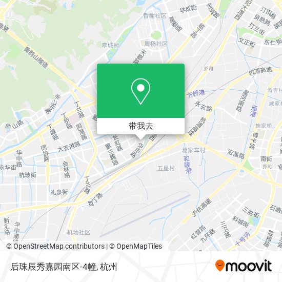 后珠辰秀嘉园南区-4幢地图