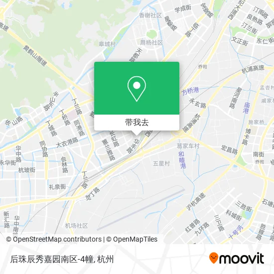 后珠辰秀嘉园南区-4幢地图