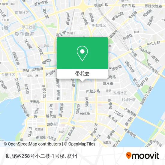 凯旋路258号小二楼-1号楼地图