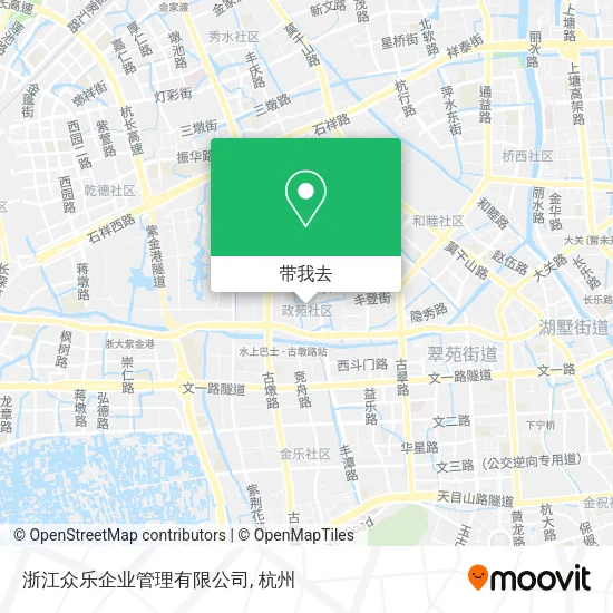 浙江众乐企业管理有限公司地图