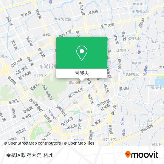 余杭区政府大院地图