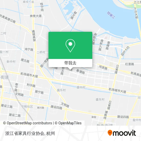 浙江省家具行业协会地图