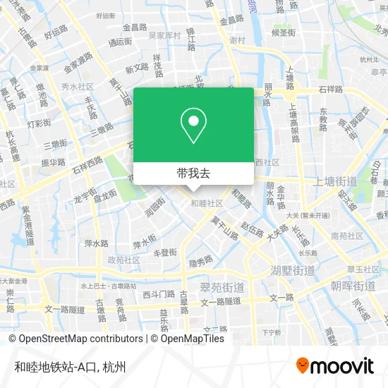 和睦地铁站-A口地图