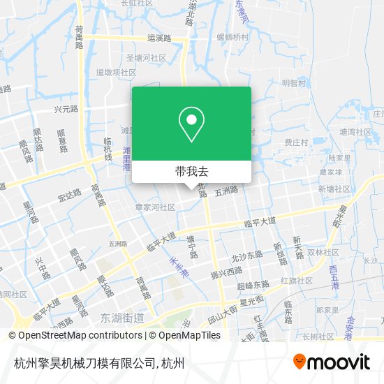 杭州擎昊机械刀模有限公司地图