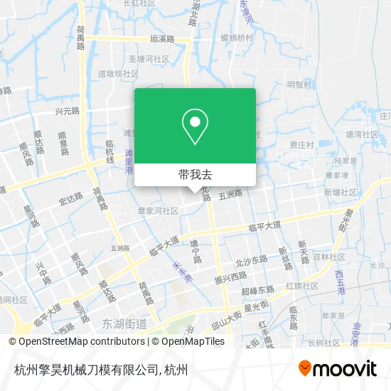 杭州擎昊机械刀模有限公司地图