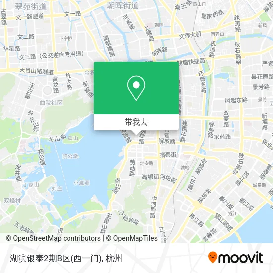 湖滨银泰2期B区(西一门)地图