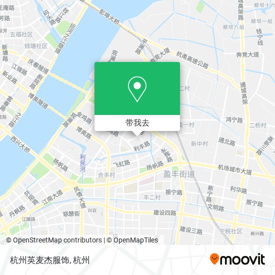 杭州英麦杰服饰地图