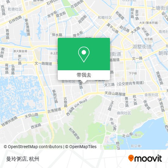 曼玲粥店地图