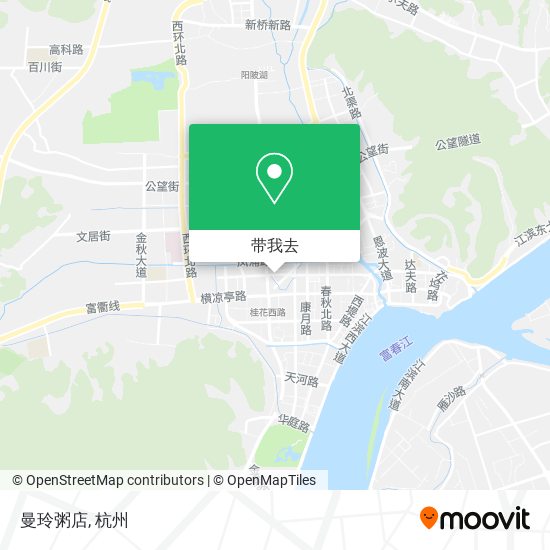 曼玲粥店地图