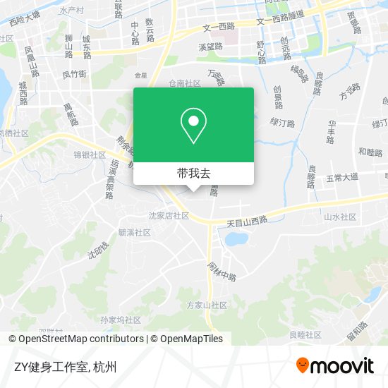 ZY健身工作室地图