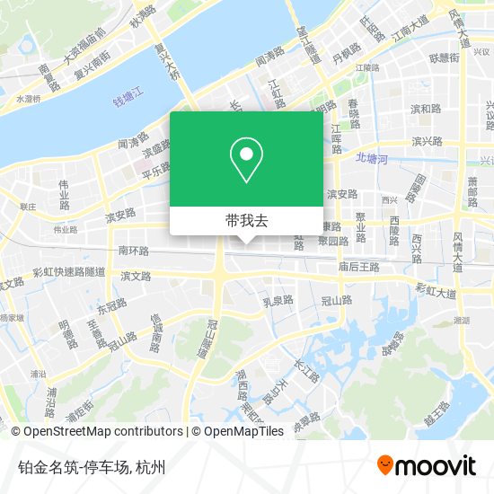 铂金名筑-停车场地图