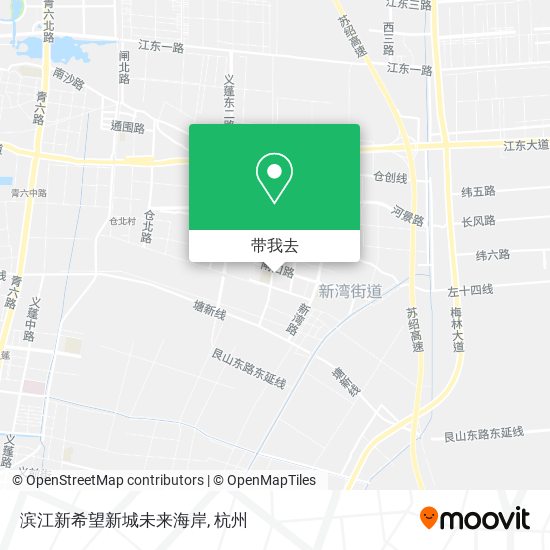 滨江新希望新城未来海岸地图