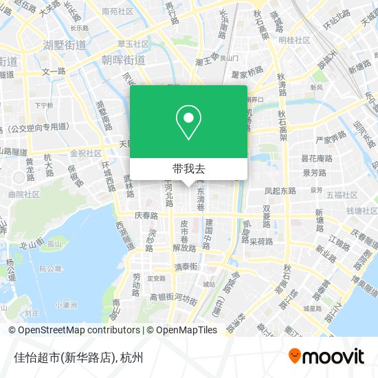 佳怡超市(新华路店)地图