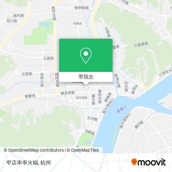 窄店串串火锅地图