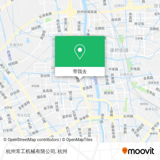 杭州常工机械有限公司地图