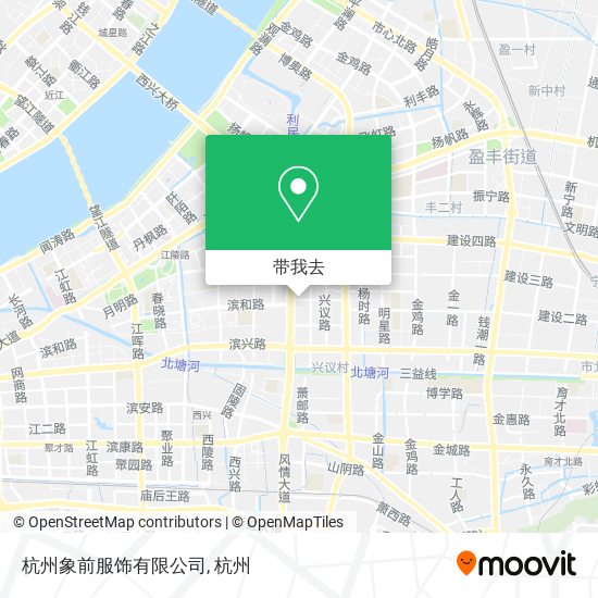杭州象前服饰有限公司地图