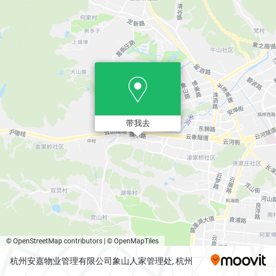 杭州安嘉物业管理有限公司象山人家管理处地图