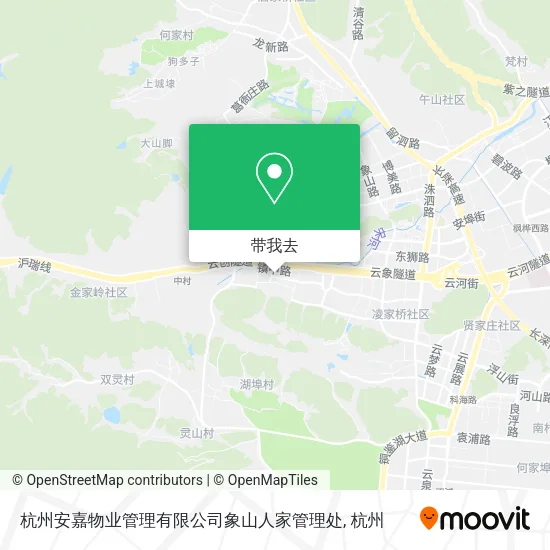 杭州安嘉物业管理有限公司象山人家管理处地图