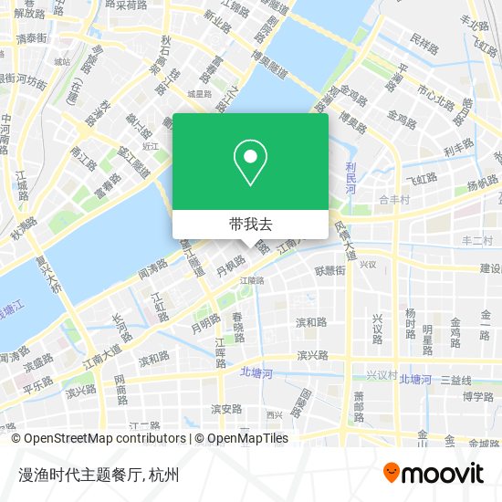 漫渔时代主题餐厅地图
