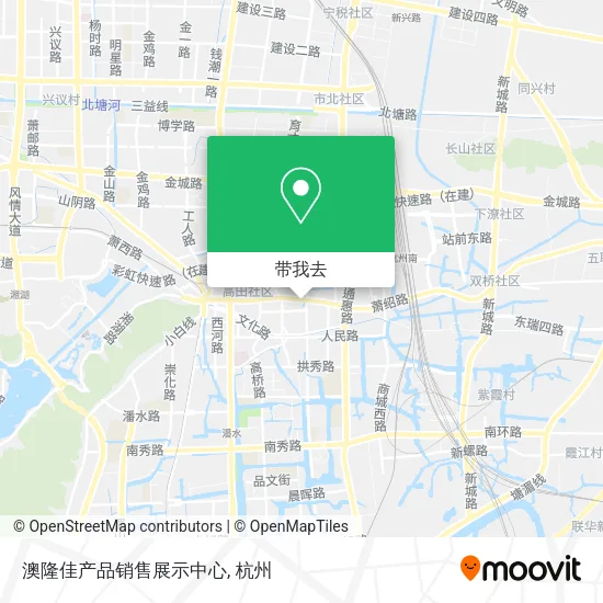 澳隆佳产品销售展示中心地图