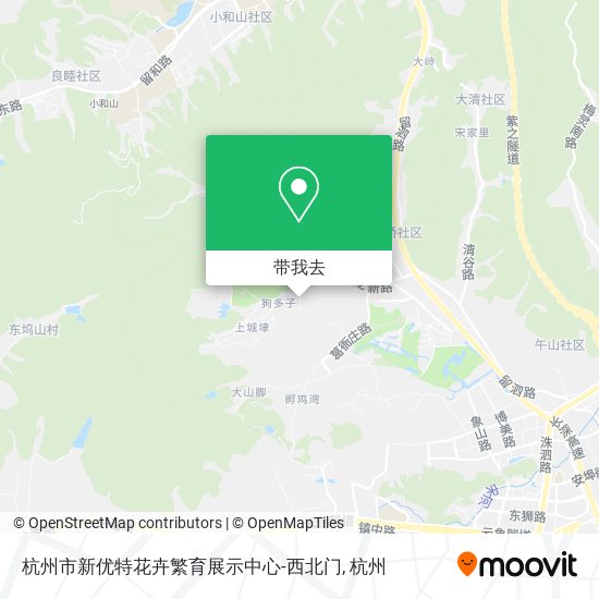 杭州市新优特花卉繁育展示中心-西北门地图