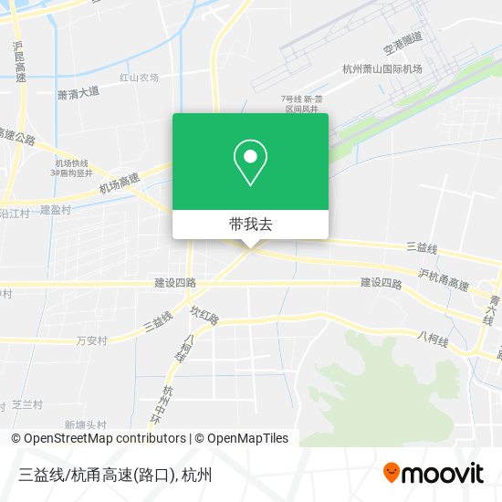 三益线/杭甬高速(路口)地图