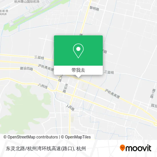 东灵北路/杭州湾环线高速(路口)地图