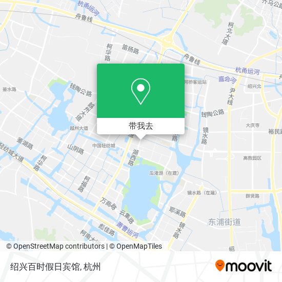 绍兴百时假日宾馆地图