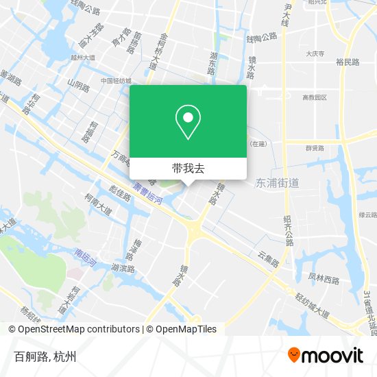 百舸路地图