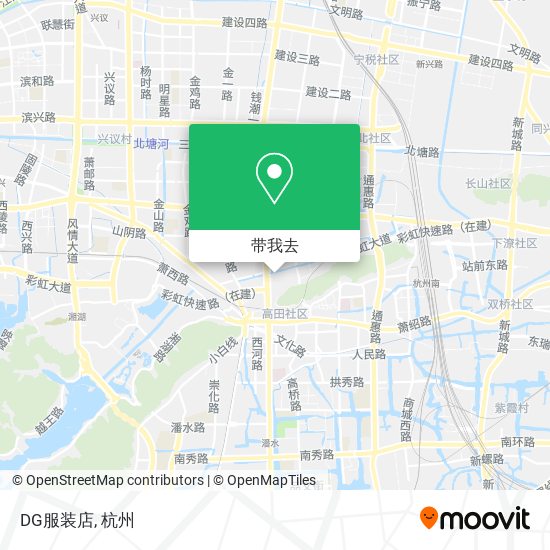 DG服装店地图