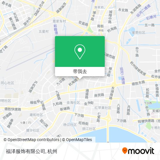福泽服饰有限公司地图