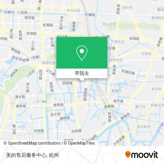 美的售后服务中心地图