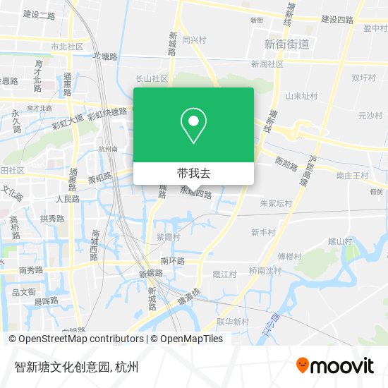智新塘文化创意园地图