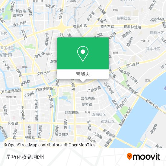 星巧化妆品地图