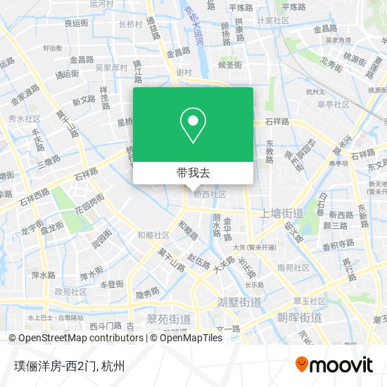 璞俪洋房-西2门地图