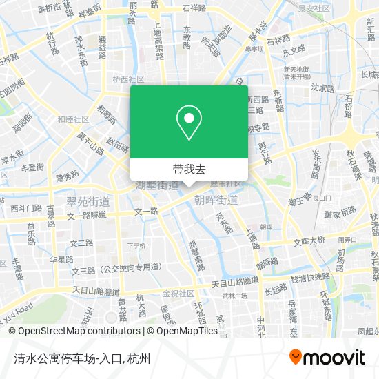 清水公寓停车场-入口地图