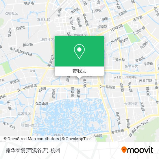 露华春慢(西溪谷店)地图