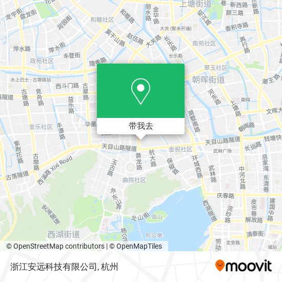 浙江安远科技有限公司地图