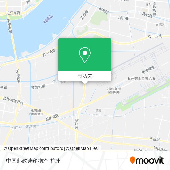 中国邮政速递物流地图