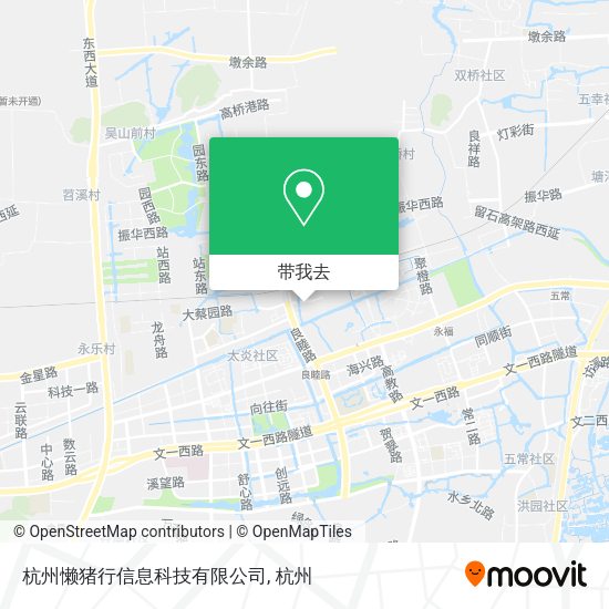 杭州懒猪行信息科技有限公司地图