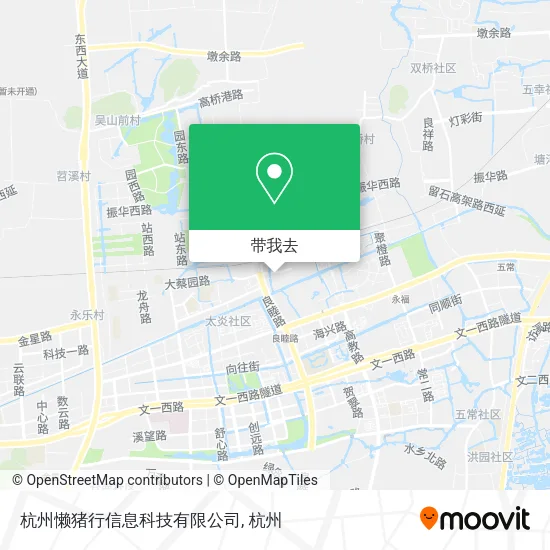 杭州懒猪行信息科技有限公司地图