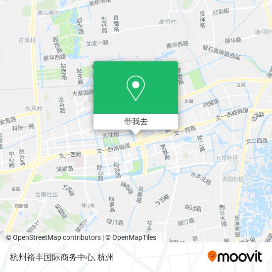 杭州裕丰国际商务中心地图