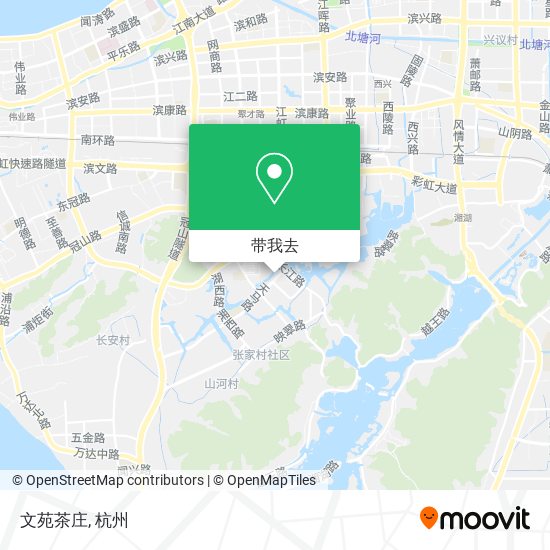 文苑茶庄地图