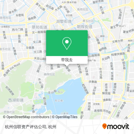 杭州信联资产评估公司地图