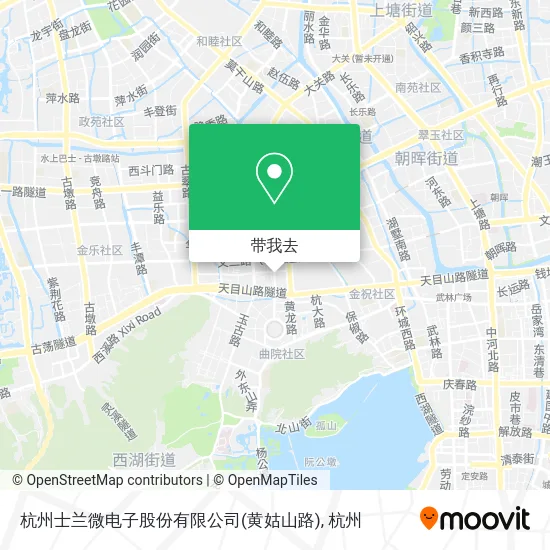 杭州士兰微电子股份有限公司(黄姑山路)地图