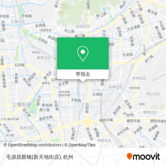 毛源昌眼镜(新天地街店)地图