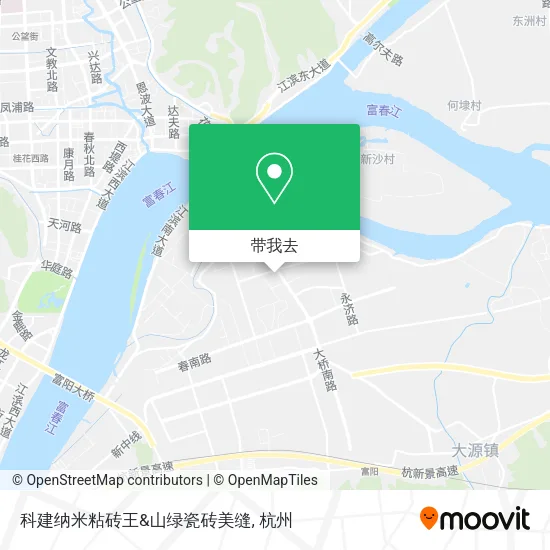 科建纳米粘砖王&山绿瓷砖美缝地图