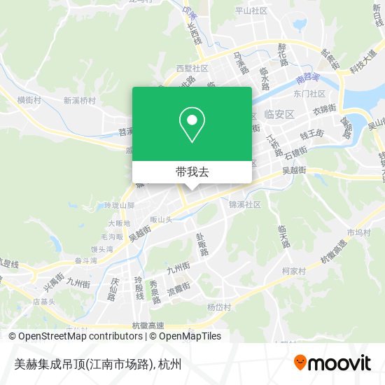 美赫集成吊顶(江南市场路)地图