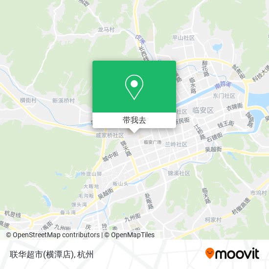 联华超市(横潭店)地图